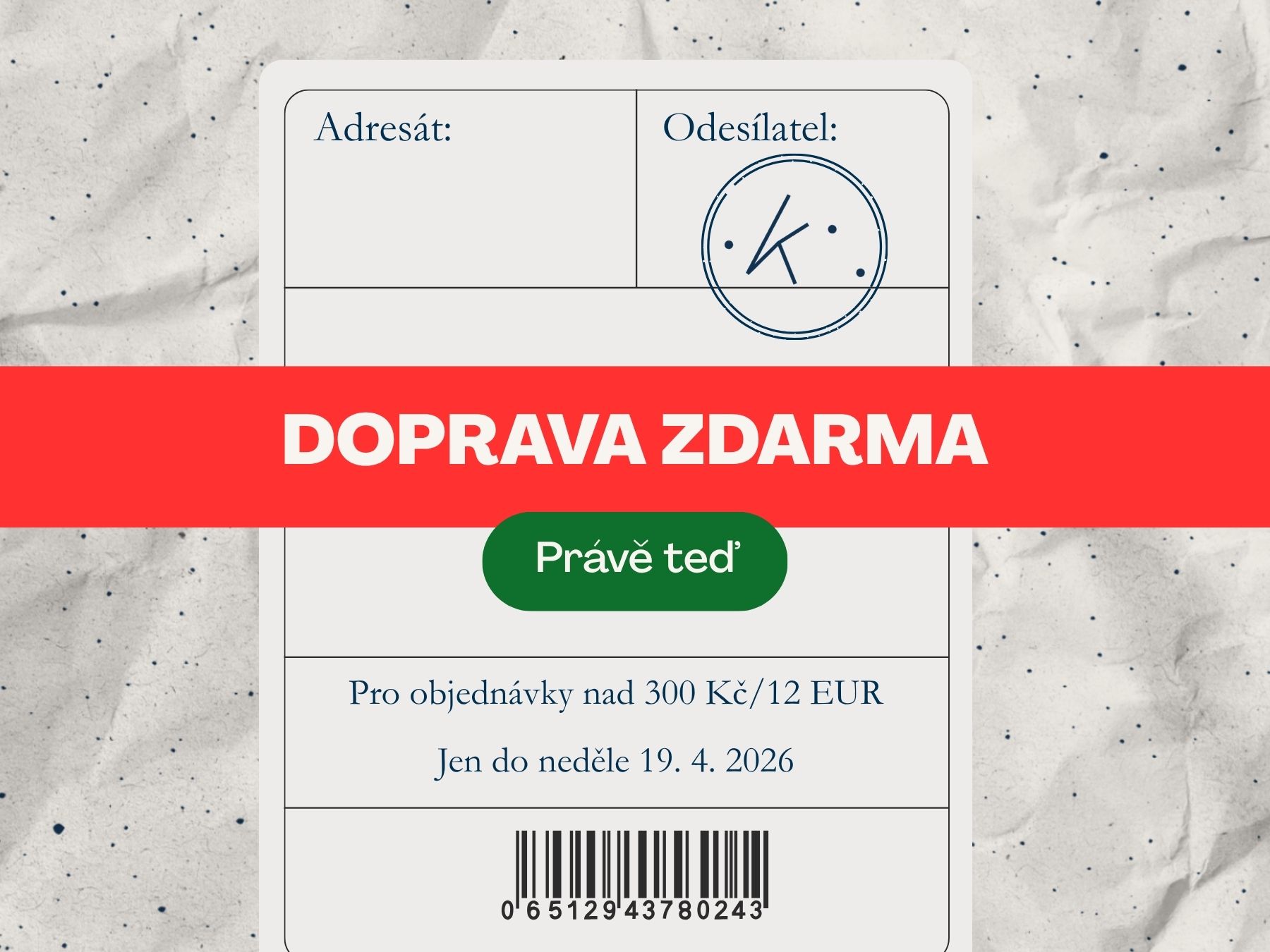 Doprava zdarma